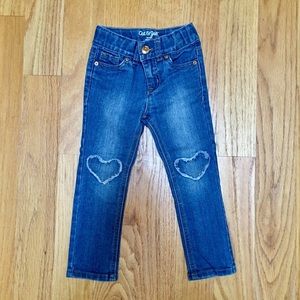 Heart patched Jeans